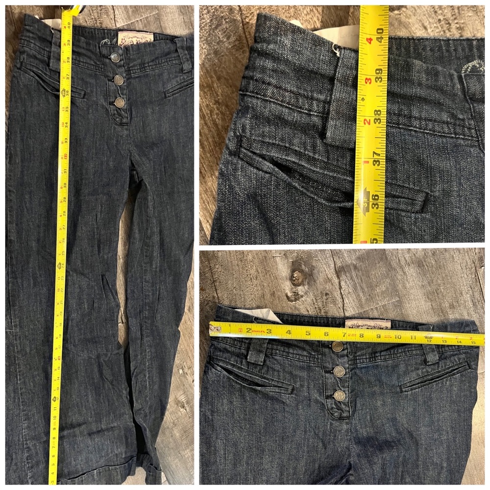 Wide leg button down jeans from American Rag Cie, size 5 - Picture 8 of 8